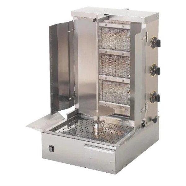 3 Burner LPG Gas Gyros or Kebab Grill