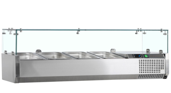 Gastronorm Topping Fridge 200cm 10 Pan