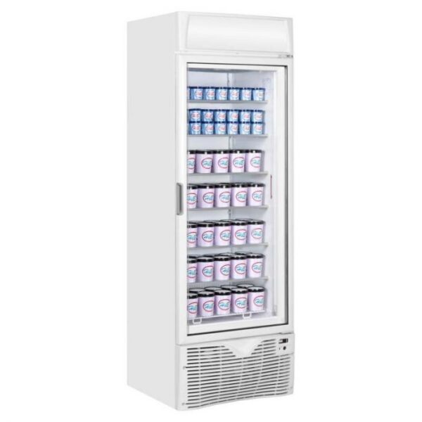 Single Glass Door Display Freezer 60cm (2ft) - 403 Litre