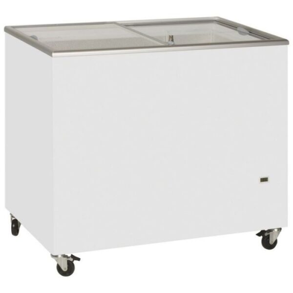 Sliding Flat Glass Lid Chest Freezer ICY 101cm - 255 Litre