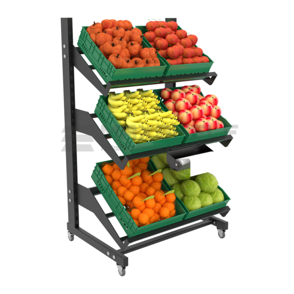 SINGLE SIDE SLOPING FRUIT & VEG UNIT