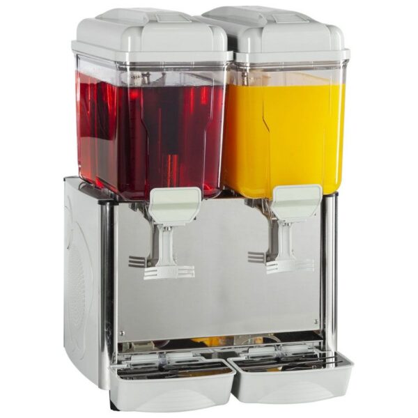 Stainless Steel Milk or Juice Dispenser 2 x 12 Litre (24 litre)