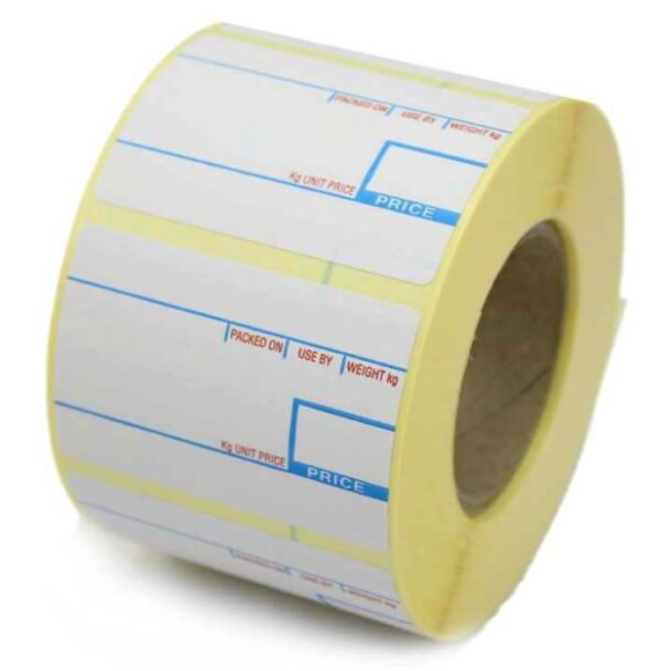 CAS compatible 2 Colour Scale Labels 58mm x 40mm (10 Rolls - 7,500 Labels)